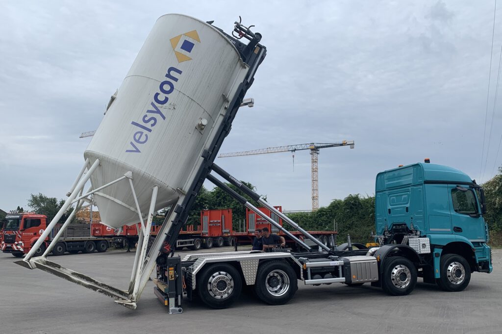 Silosteller Combilift CL35-72 für PFT Silo von Velsycon